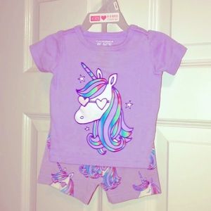The Children’s Place 2PC Unicorn PJ Set